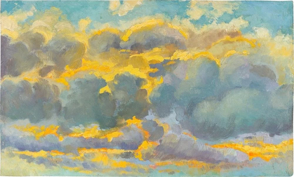 Studio di nuvole con sole